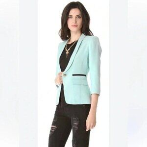 Smythe Shawl Collar One Button Blazer 2